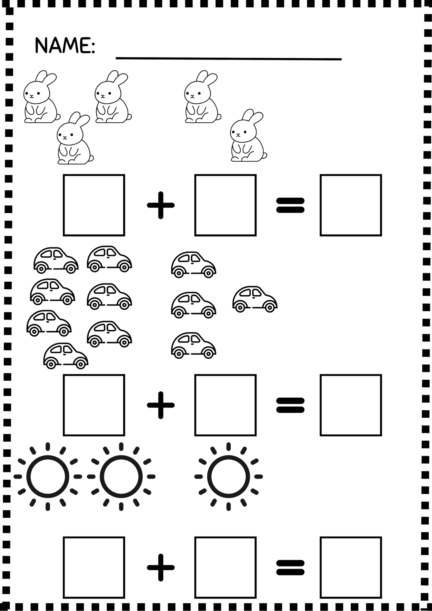 Number Tracing Worksheets 1 to 10 plus addition worksheets