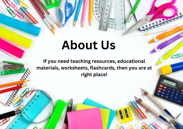 About Us - Downloadable Worksheets