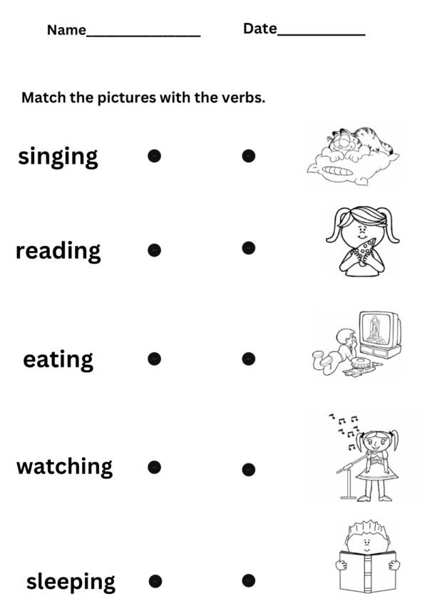 verbs worksheets