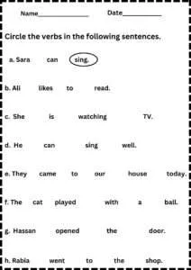 kindergarten worksheets