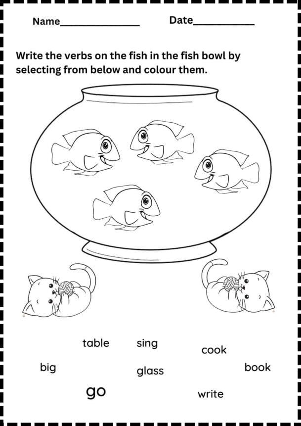 kindergarten worksheets