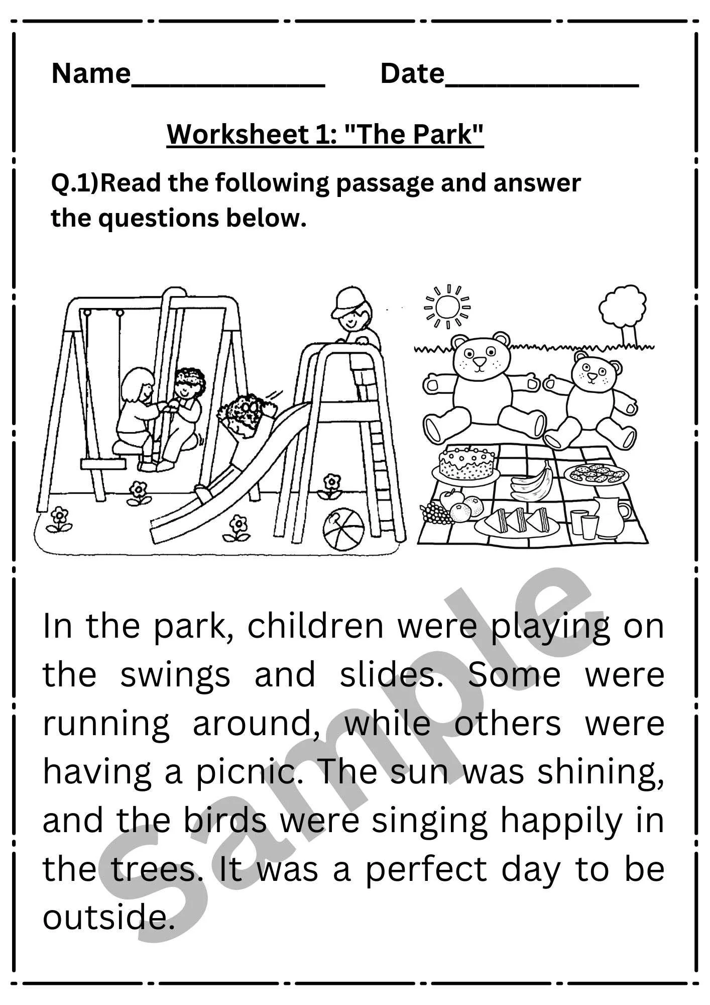 comprehension exercises