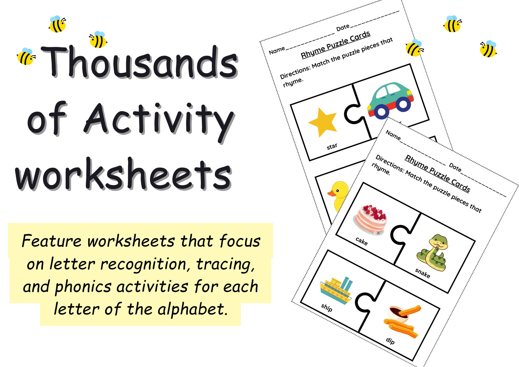 worksheets for class 1