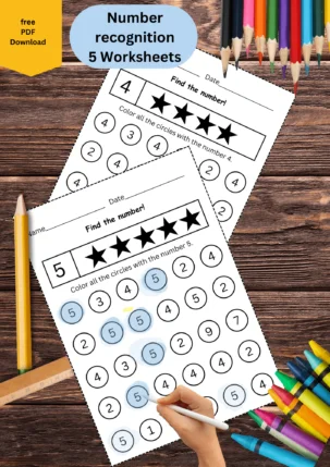 number recognition worksheets