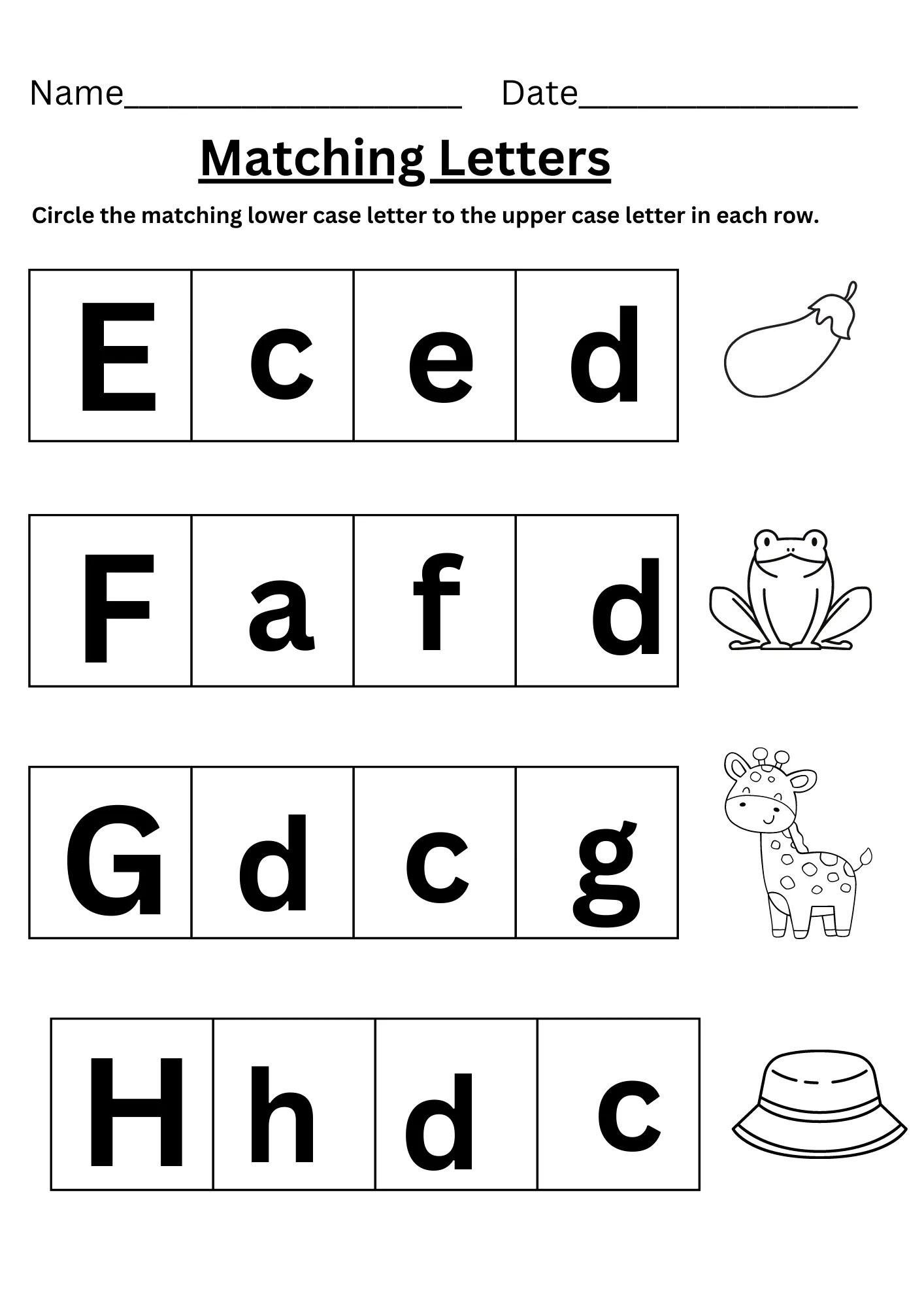 capital and small letters