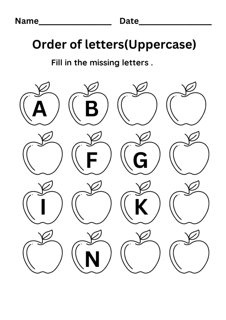 number recognition worksheets for KIndergarten(1-5) free download