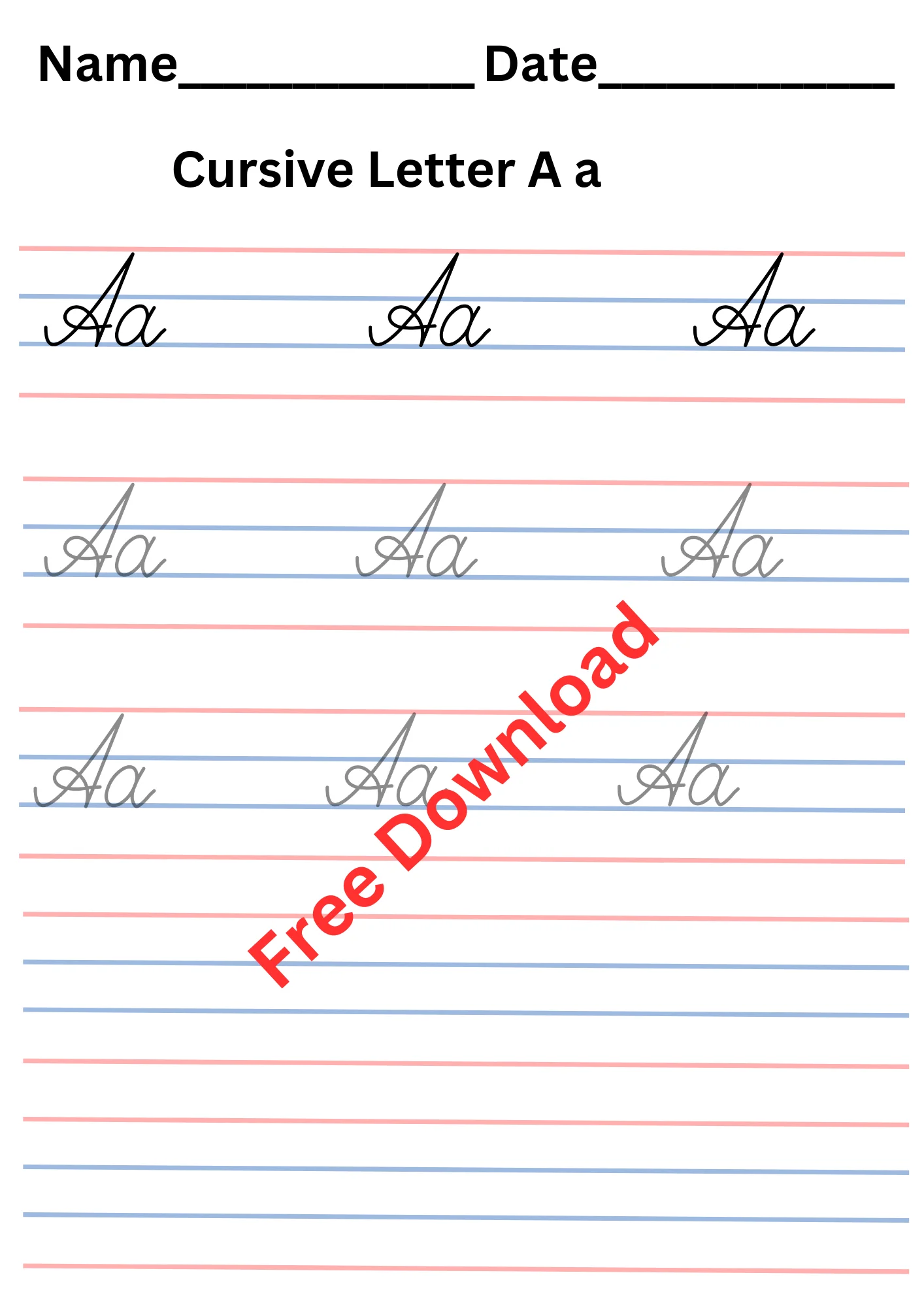 cursive letters