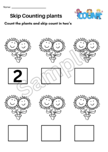 Skip Counting by 2 Worksheets