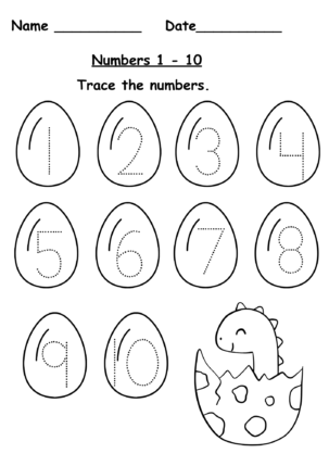 tracing numbers 1-10