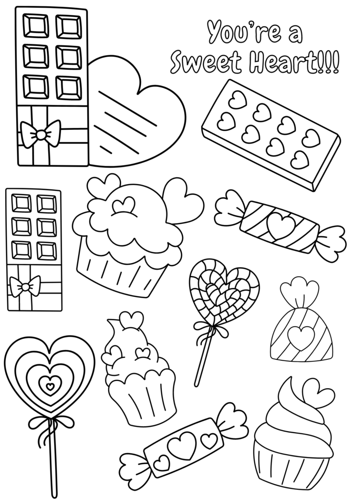 You're a Sweet Heart Valentines Day Free Printables