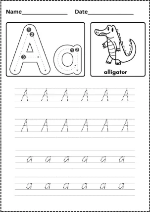 Alphabet Tracing Worksheets