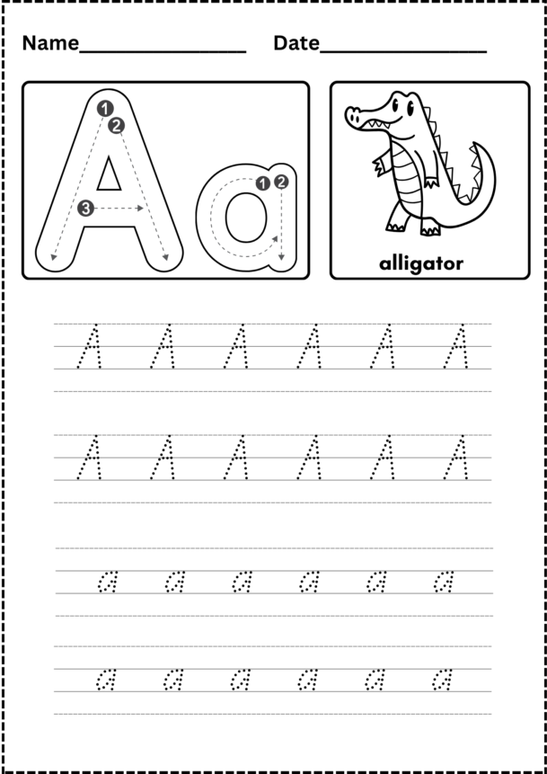 Alphabet Tracing Worksheets