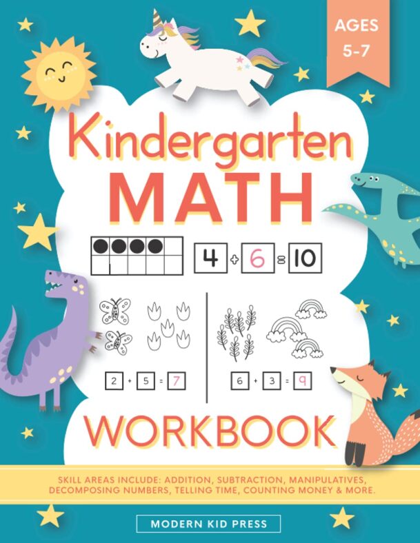 Kindergarten Math Workbook