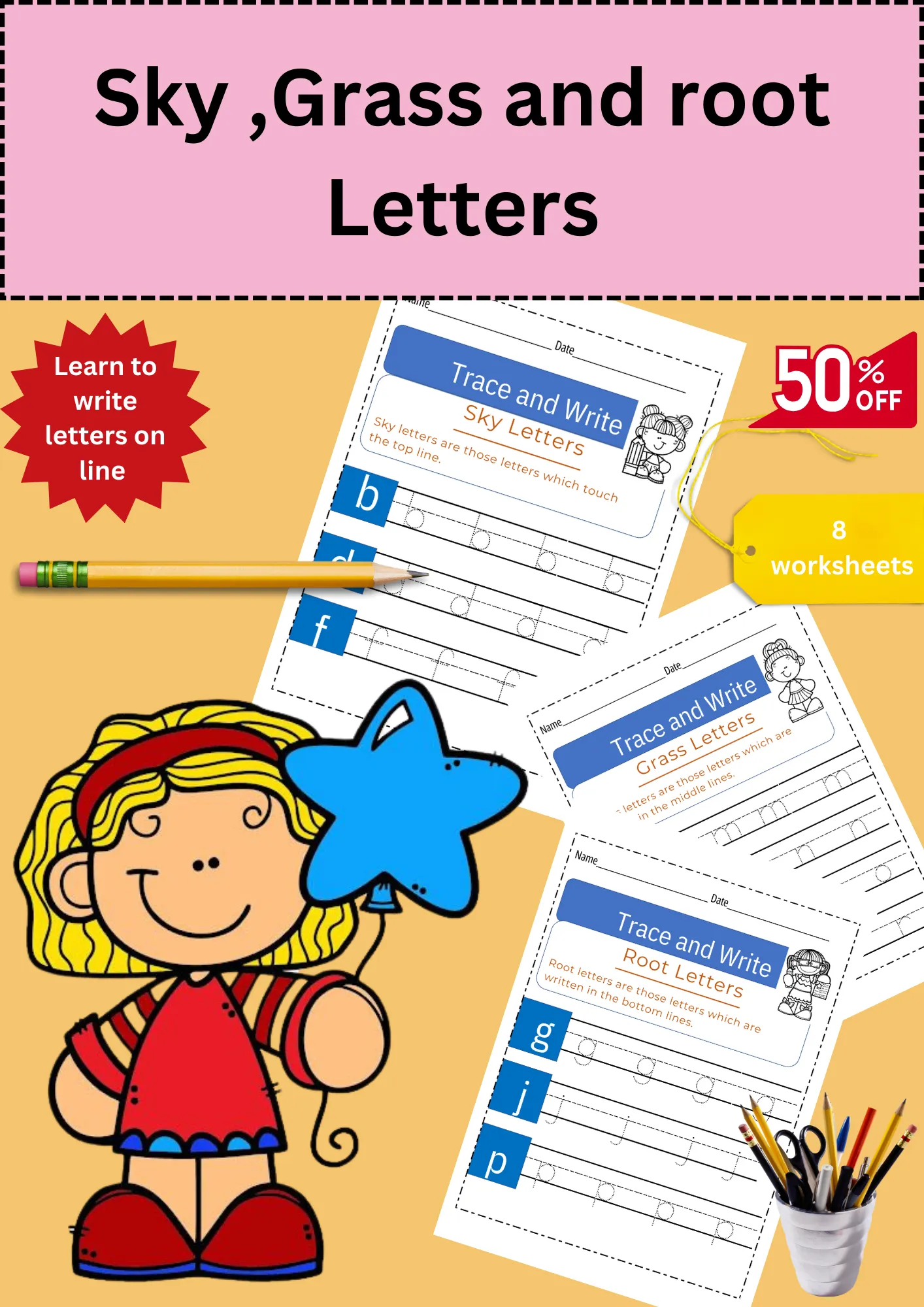 1 sky grass root letters