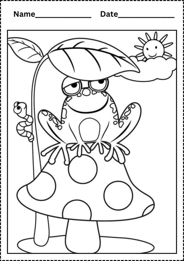 10 Amazing Free Spring Coloring Pages to Delight Kids
