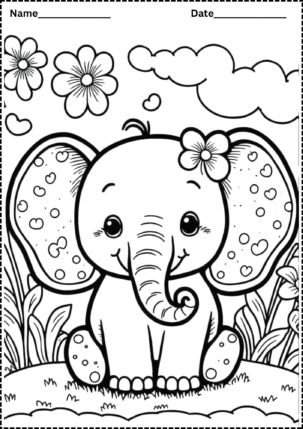 free spring coloring pages