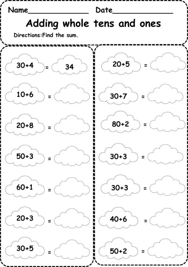Best Free Place Value Worksheets for Grade 1 (Printable PDF)
