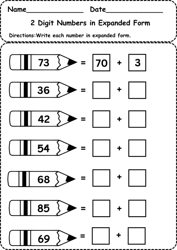 Best Free Place Value Worksheets for Grade 1 (Printable PDF)