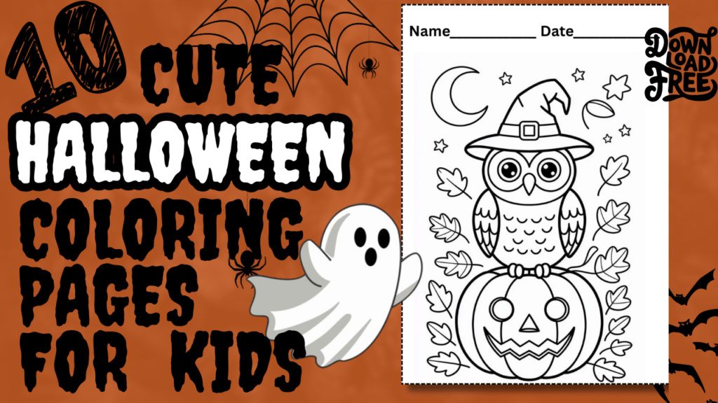 cute halloween coloring pages