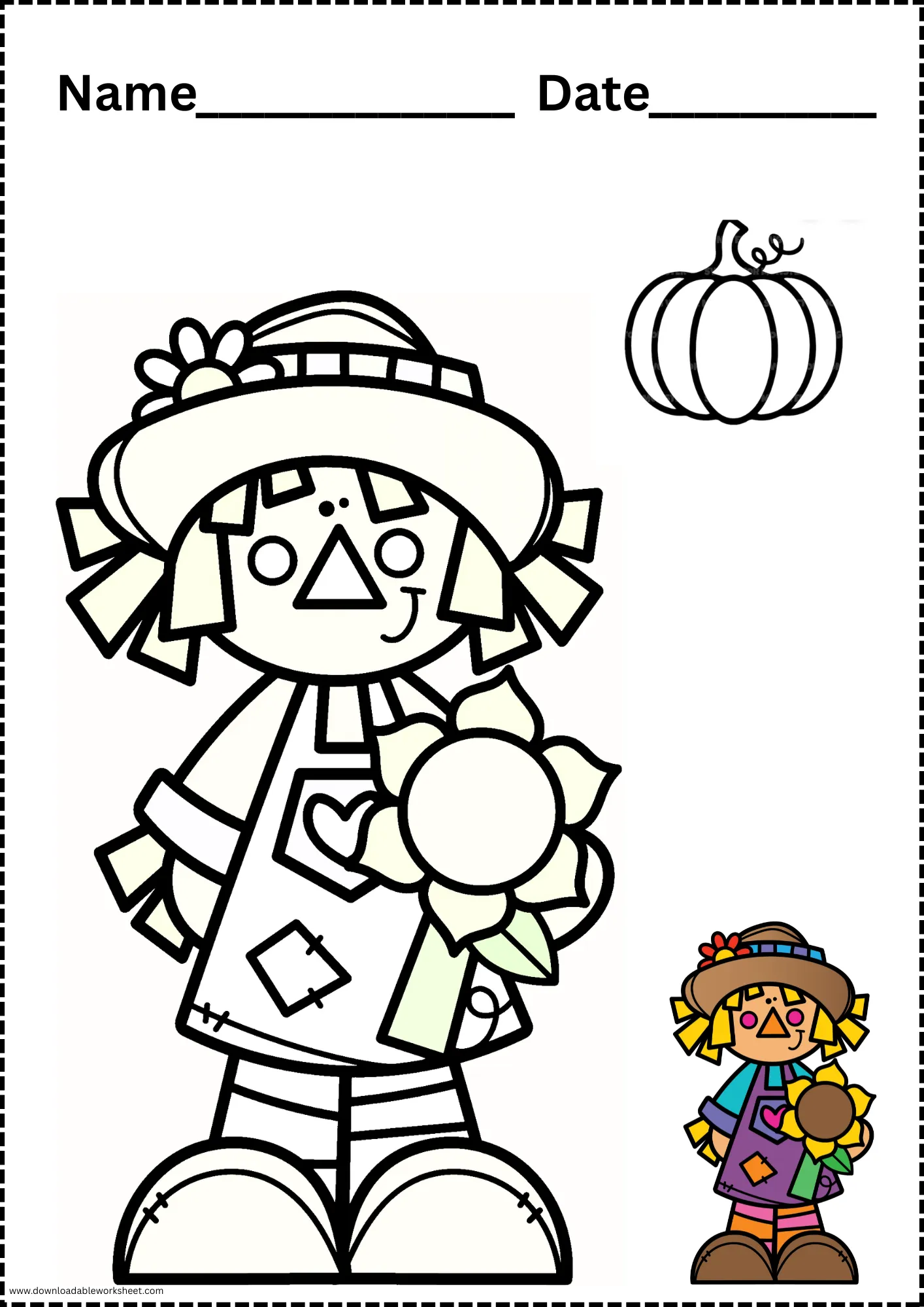 cute fall coloring pages