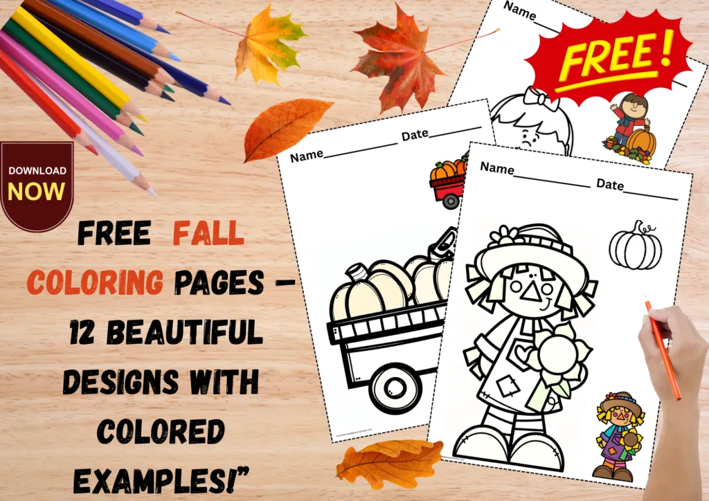 fall coloring pages