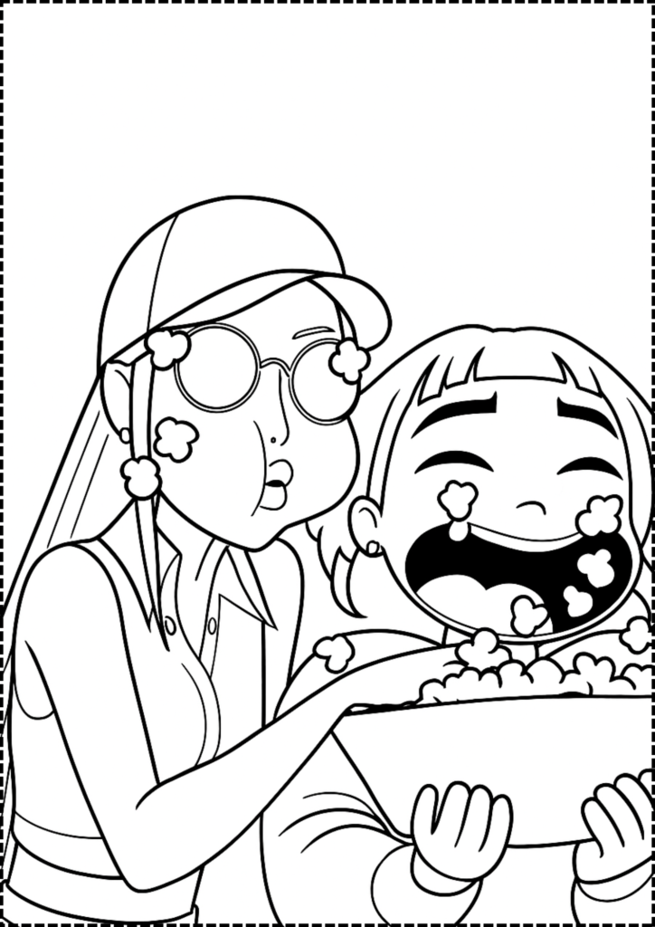 Kpop Demon Hunters Coloring Pages