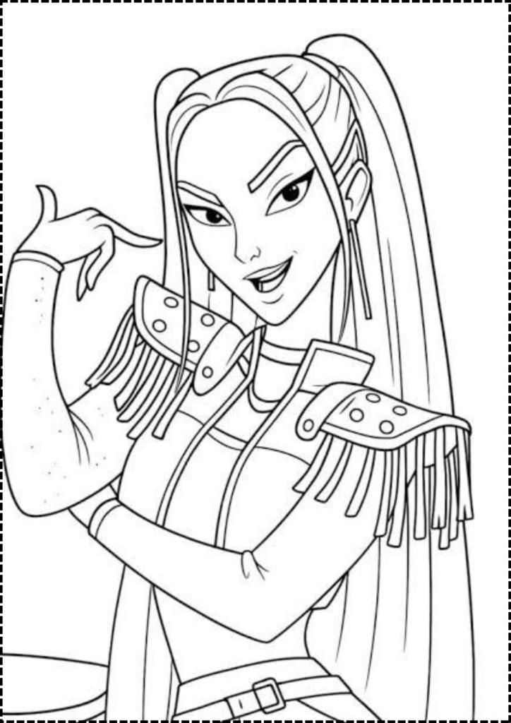Kpop Demon Hunters Coloring Pages
