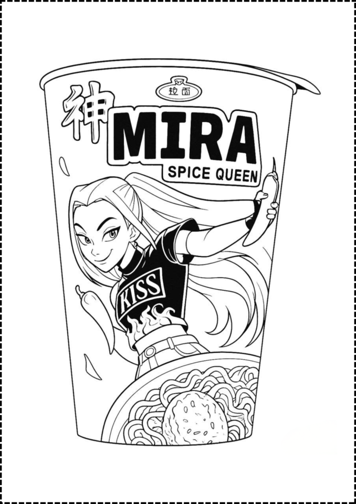 Kpop Demon Hunters Coloring Pages