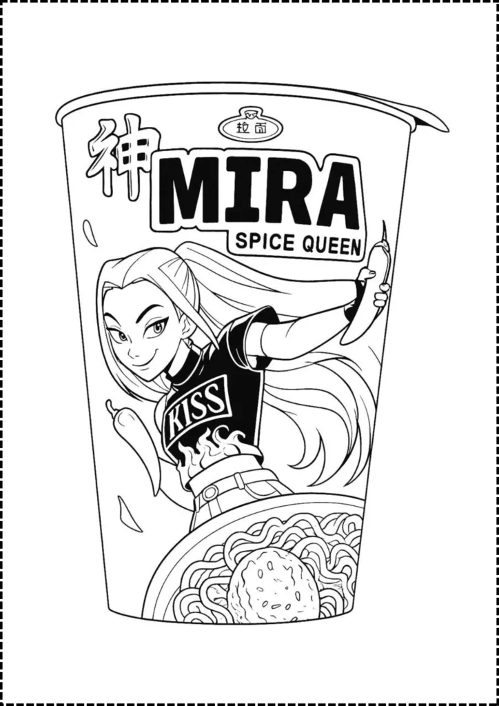 Kpop Demon Hunters Coloring Pages