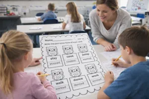 past tense verbs worksheets