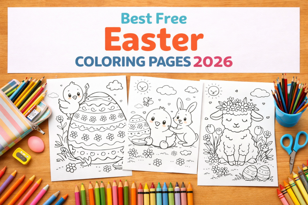 free easter coloring pages 2026