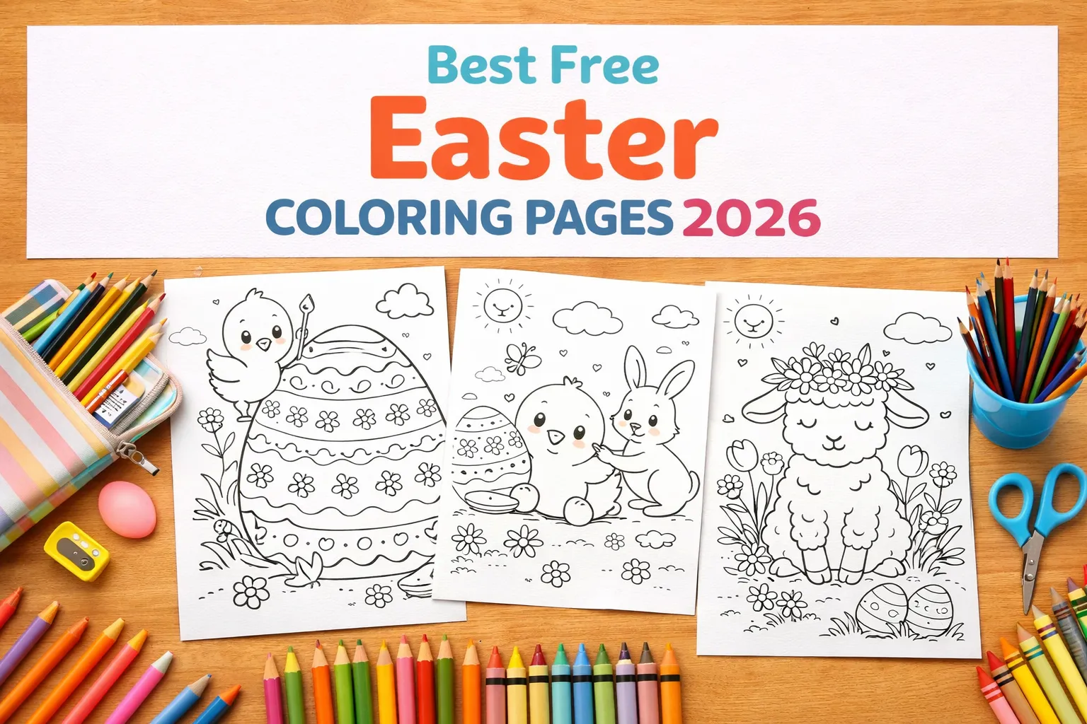 free easter coloring pages 2026