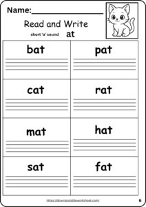 at family word worksheet