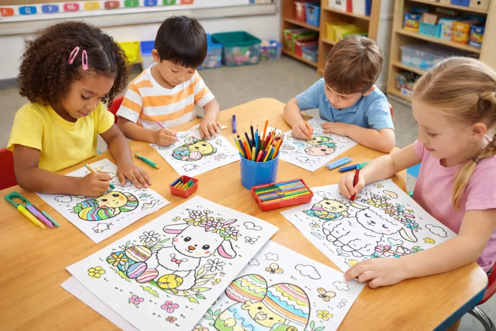 Free Easter Coloring pages 2026