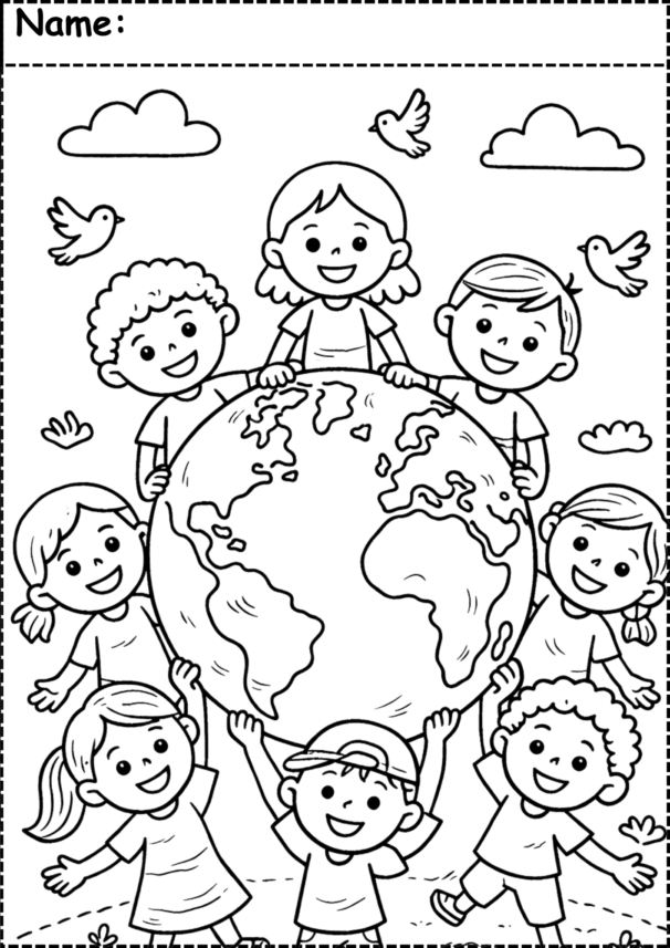 Free Earth Day Printables for Kids (Kindergarten & Grade 1 Worksheets PDF)