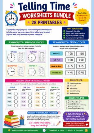 Telling Time Worksheets