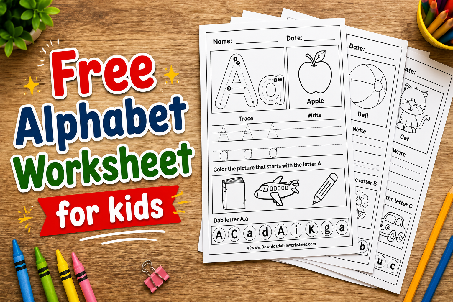 Alphabet Worksheets