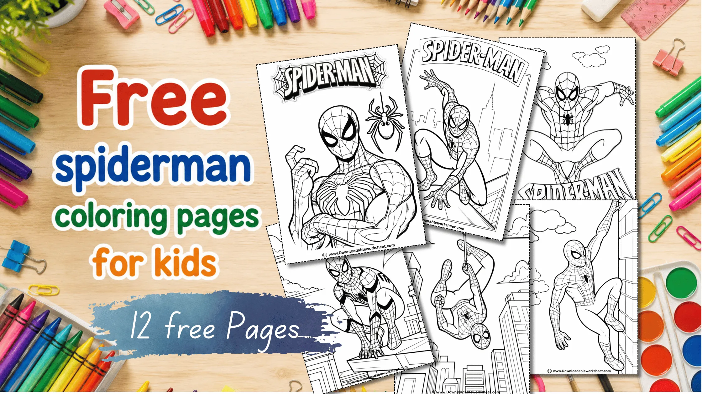 Spiderman Coloring Pages